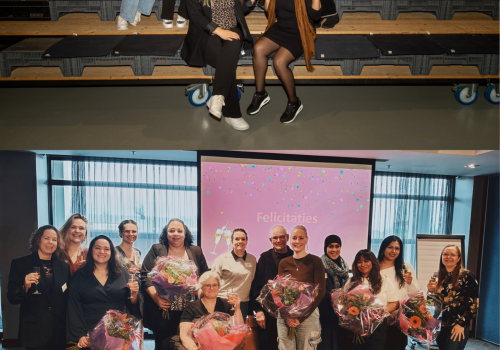 Groepsfoto's aanwezigen kick-offs